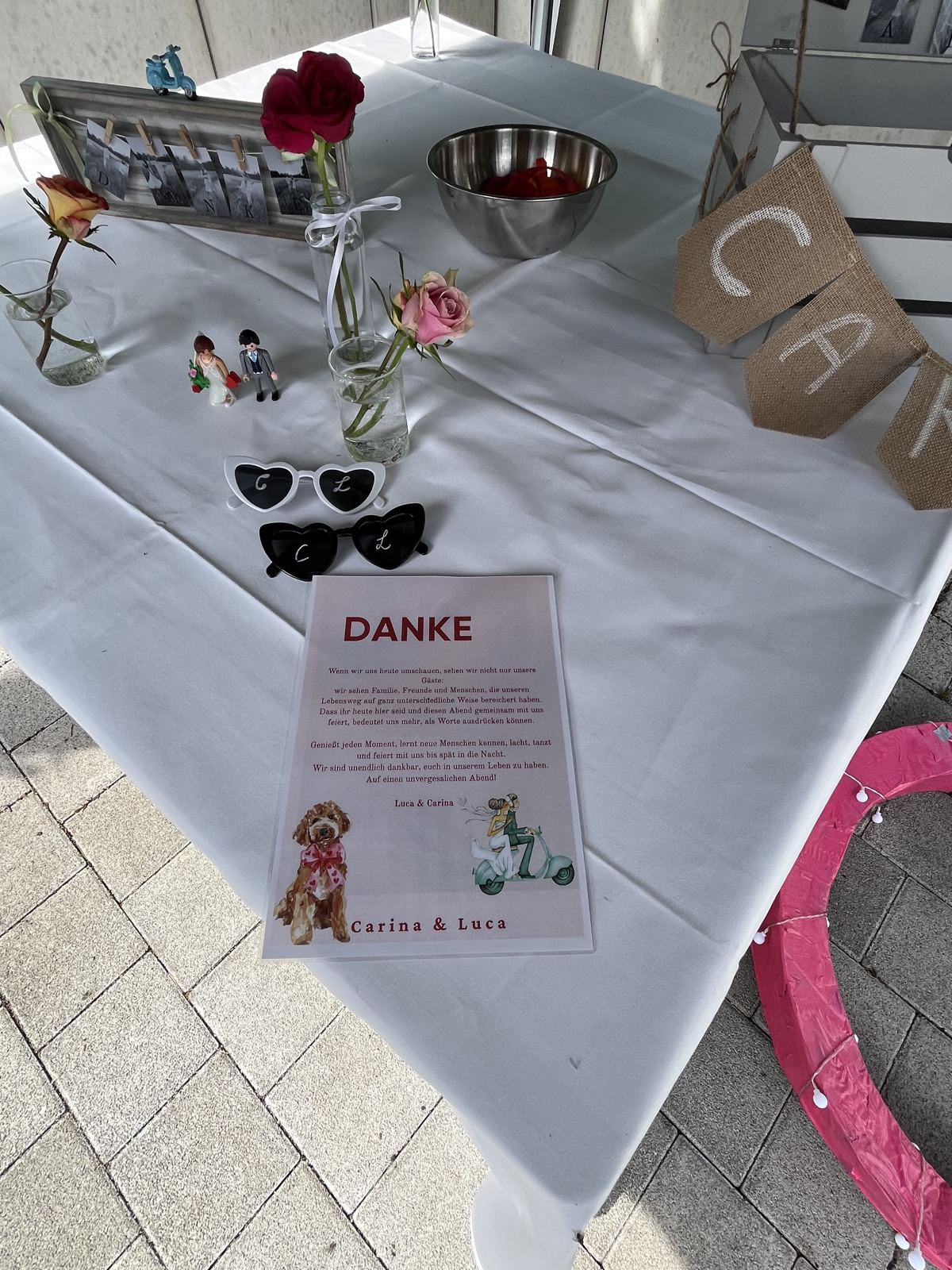 Detail der Dekoration