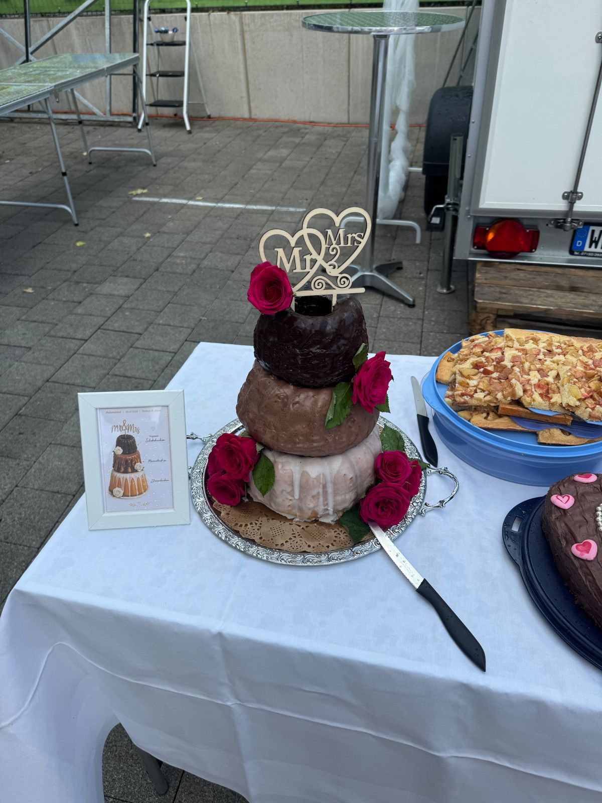 Kuchenturm auf dem Fest